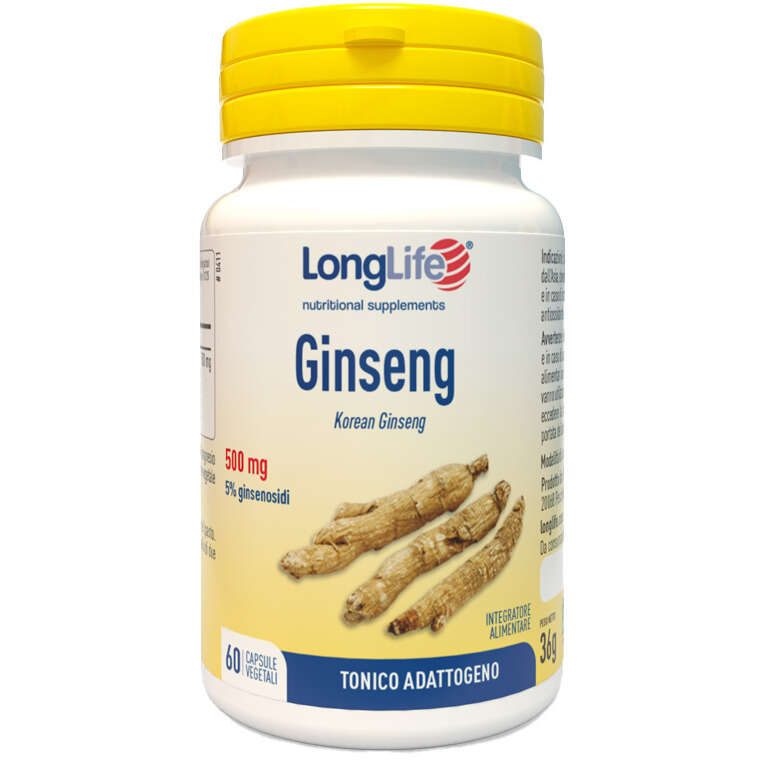 Longlife - Ginseng 5% 60 capsule vegetali
