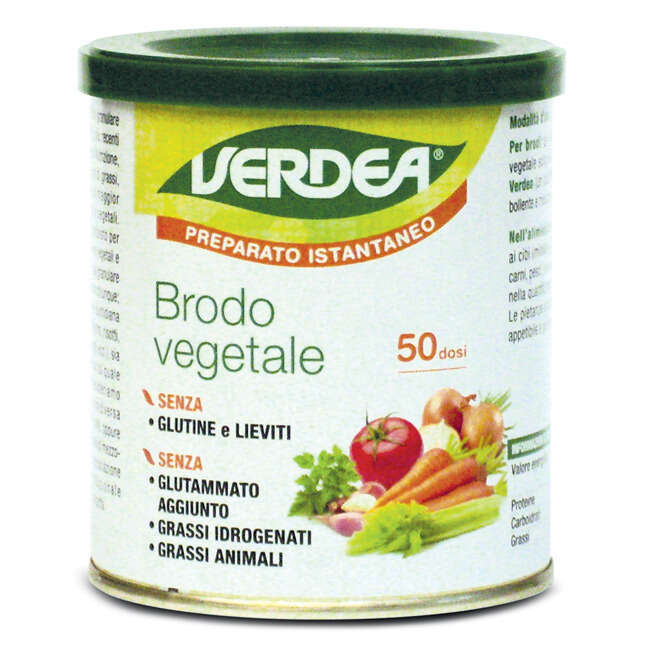 Verdea brodo vegetale - Verdea preparato istantaneo brodo vegetale 200 g