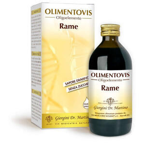 Giorgini - Rame olimentovis liquido analcolico senza zuccheri con edulcoranti 200 ml
