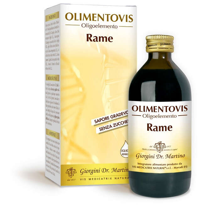 Giorgini - Rame olimentovis liquido analcolico senza zuccheri con edulcoranti 200 ml