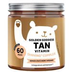 Bears with benefits - Golden goddess tan vitamin 60 caramelle gommose con edulcoranti senza zuccheri senza glutine