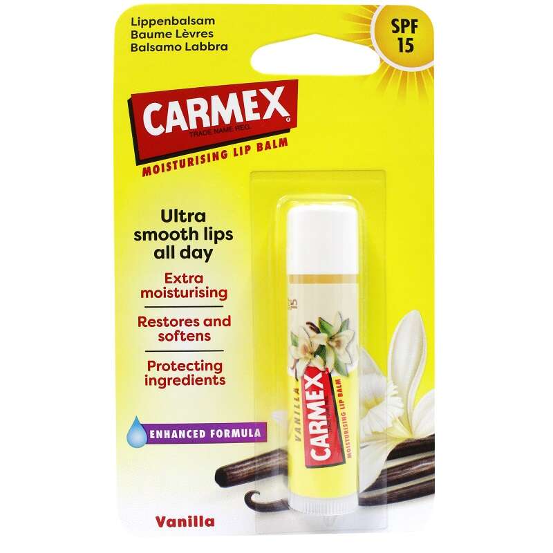 Carmex - Balsamo labbra vaniglia spf15 4,25 g