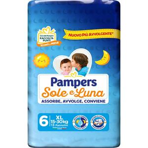 Fater - PAMPERS SOLE LUNA XL 13 PEZZI