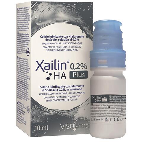 Xailin plus 0,2% ha collirio - 