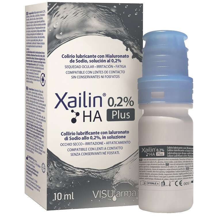 Xailin plus 0,2% ha collirio - 