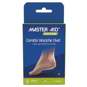 Master aid - Cerotto vesciche footcare ovale 6 pezzi