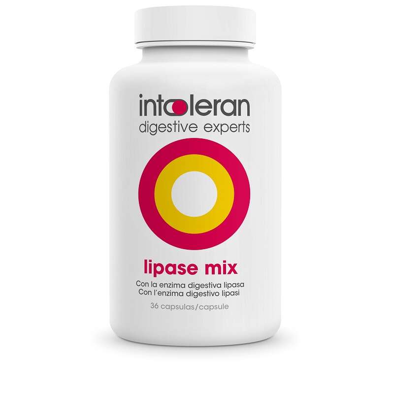 Lipase mix intoleran - 36 capsule senza glutine senza soia