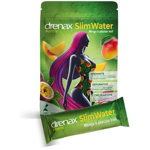 Drenax - Forte slim water mango e passion fruit 24 bustine granulati effervescenti