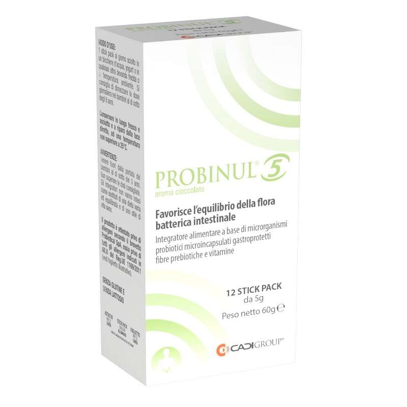 Probinul - 5 cioccolato 12 stickpack 5 g