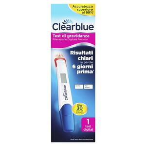 CLEARBLUE - TEST GRAVIDANZA RILEVAZIONE PRECOCE DIGITALE 1 PEZZO