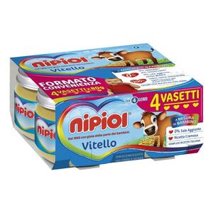 Nipiol - NIPIOL OMOGENEIZZATO VITELLO 4 X 80 G