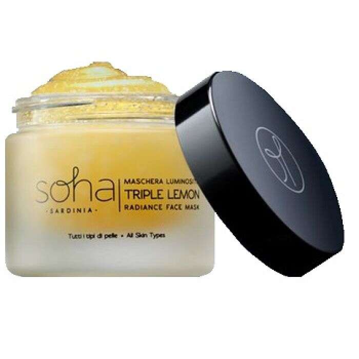 Soha Sardinia - MASCHERA LUMINOSITA' TRIPLE LEMON TUTTI I TIPI DI PELLE50 ML