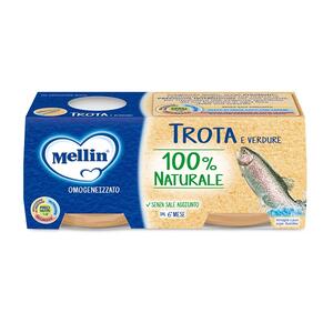 Mellin - Omogeneizzato trota 2 x 80 g