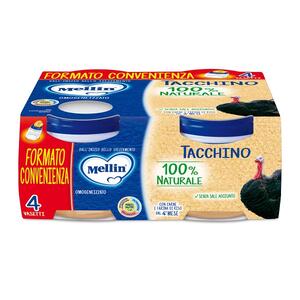 Mellin - Omogeneizzato tacchino 4x80 g
