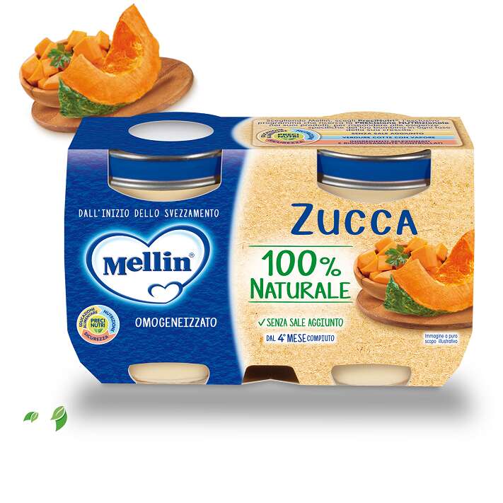 Mellin - Omogeneizzato zucca 2 x 125 g
