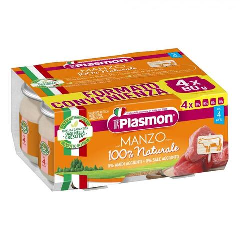 OMOGENEIZZATO MANZO 4 X 80 G