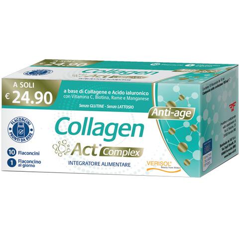 Collagen act complex - 10 flaconcini da 10 ml