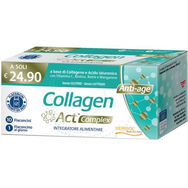 Collagen act complex - 10 flaconcini da 10 ml