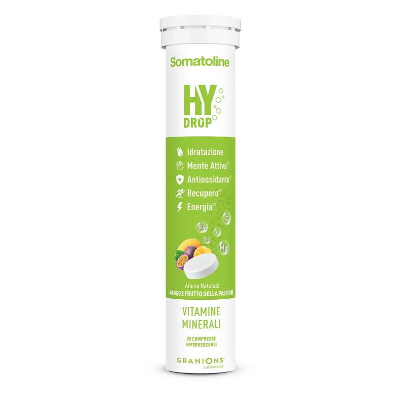 Somatoline hydrop mango e frutto della passione - Somatoline hydrop mango & frutto della passione 20 compresse effervescenti