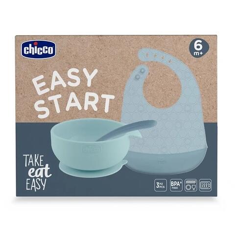 CHICCO - EASY START SET SIL AZZ 6M+