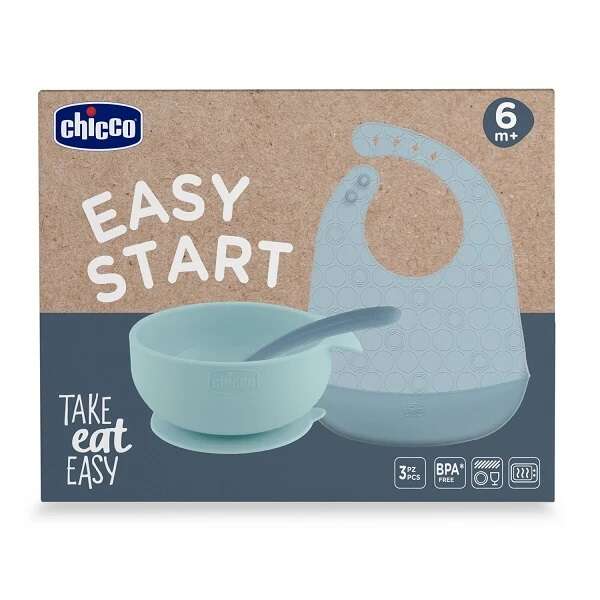 CHICCO - EASY START SET SIL AZZ 6M+