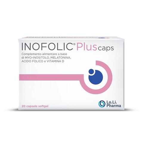 Inofolic plus caps - 20 capsule softgel da 1,6 g senza glutine
