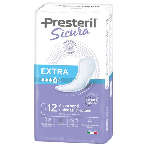 Presteril - Sicura assorbente incontinenza extra 12 pezzi