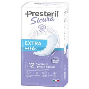 Presteril - Sicura assorbente incontinenza extra 12 pezzi