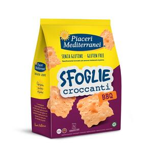 Piaceri meditteranei - Piaceri mediterranei sfoglie croccanti bbq 6 monoporzioni 30 g senza glutine senza lattosio