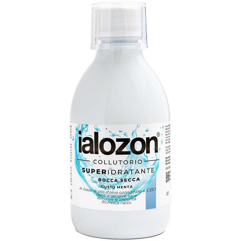 Ialozon collutorio super menta - Ialozon collutorio super idratante bocca secca 300 ml gusto menta per uso quotidiano