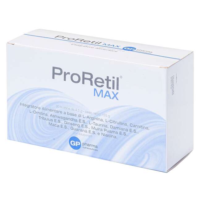 Gp nutraceuticals - Proretil max 30 bustine da 4,5 g con edulcoranti