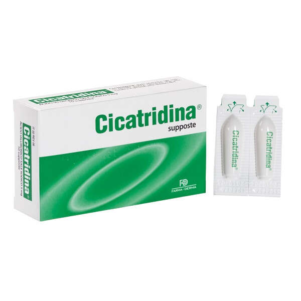 Cicatridina - Supposte 10 pezzi