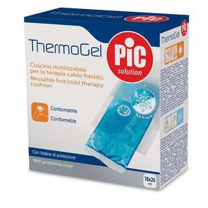 Thermogel - Cuscino  10x26 cm terapia caldo freddo con fodera itc