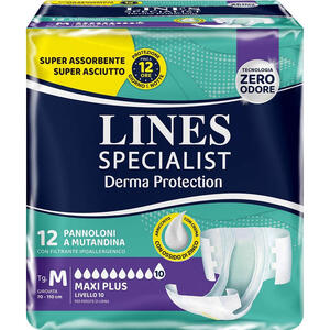 Lines - Pannolone mutandina  specialist derm ap m 12 pezzi