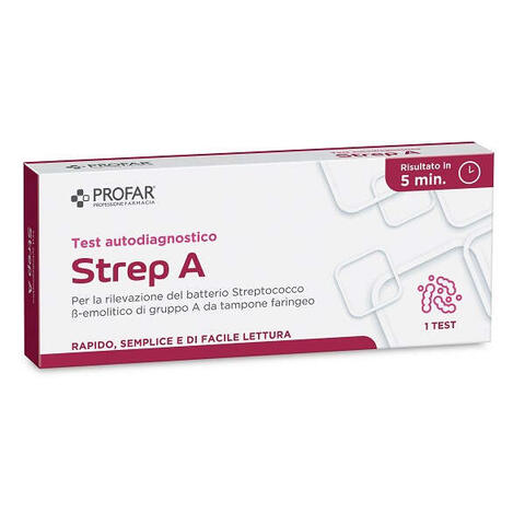 Profar - Test streptococco  con cassetta a pozzetto 1 pezzo