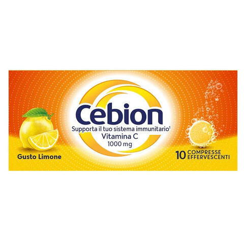 Cebion - Effervescente vitamina c limone 10 compresse