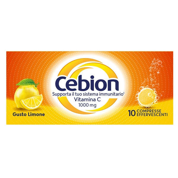 Cebion - Effervescente vitamina c limone 10 compresse