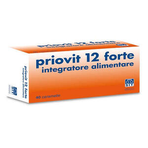 Priovit - 12 forte 40 caramelle