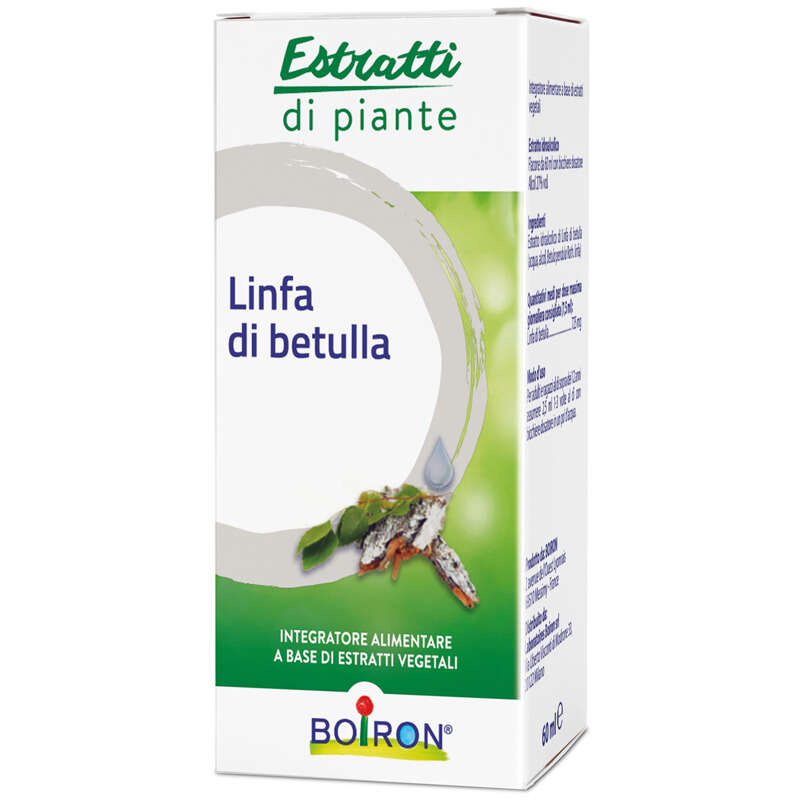Boiron - Linfa di betulla seve de bouleau  estratto idroalcolico 60 ml