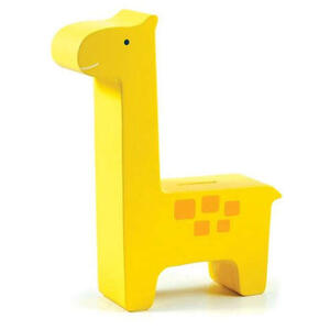 Pearhead - Salvadanaio in legno giraffa giallo