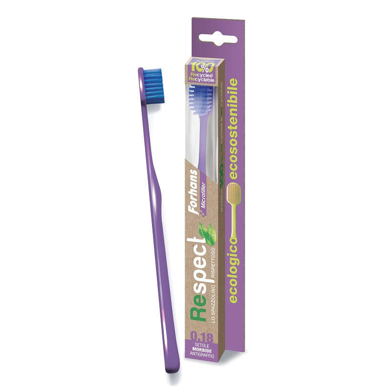 Forhansrespect 0,18 - Forhans respect spazzolino ecologico 0,18 setole morbide