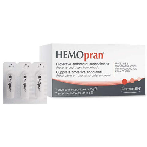 Dermoxen - Hemopran endorettali 7 supposte 2 g