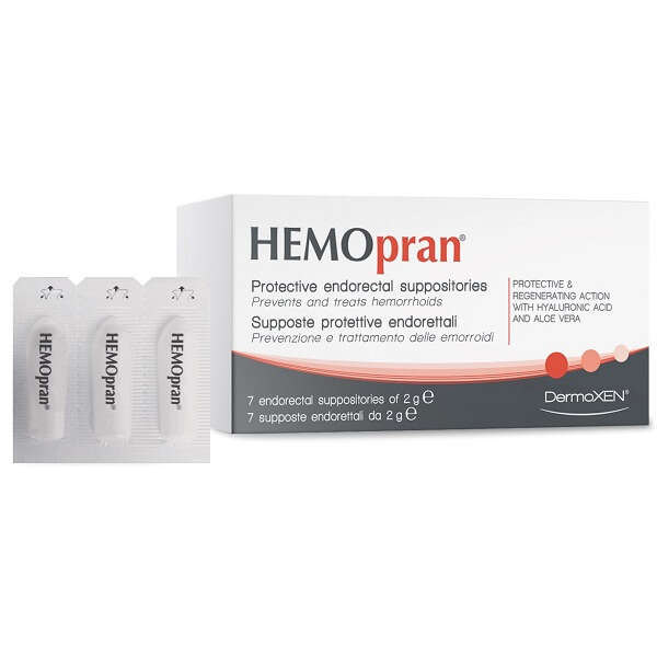 Dermoxen - Hemopran endorettali 7 supposte 2 g