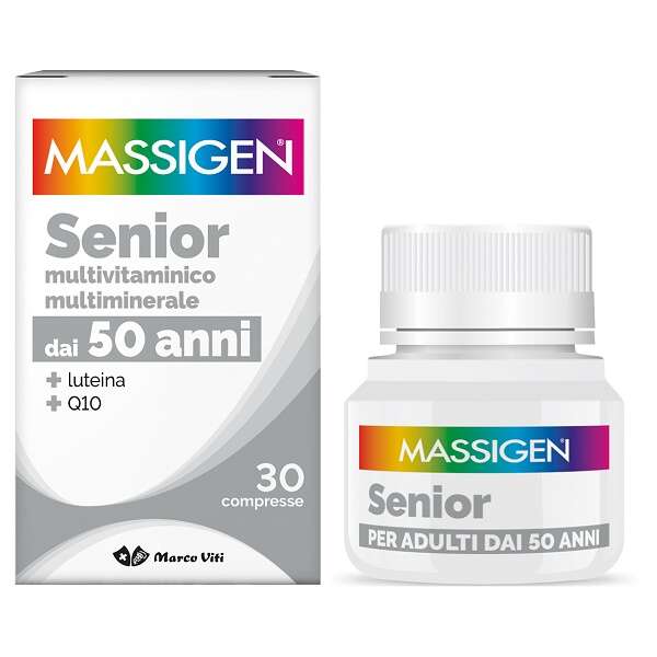 Massigen - Senior multivitaminico e multiminerale 30 compresse rivestite