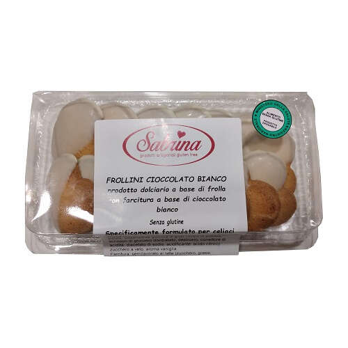 Frollini cioccolato bianco - Frollini al cioccolato bianco 200 g