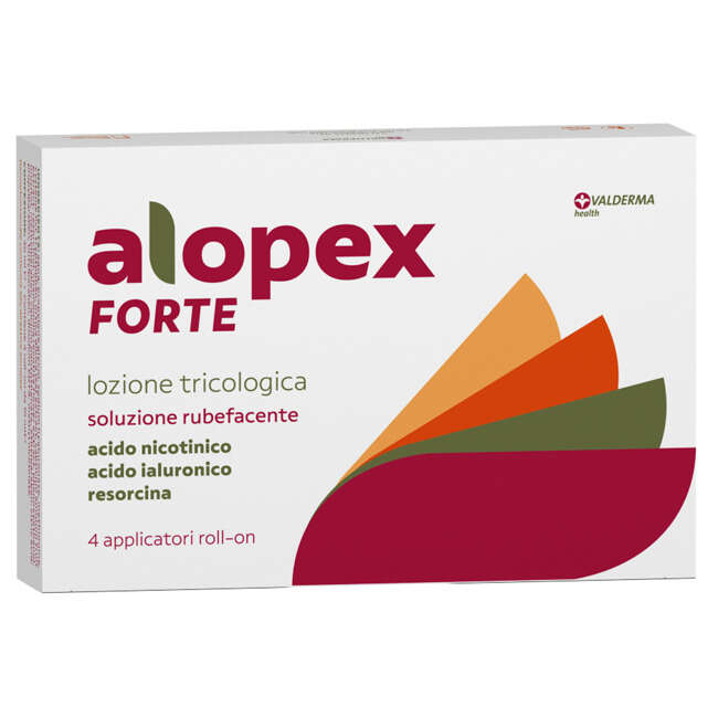 Valderma - Alopex forte lozione rubefacente 4 roll on 40 ml