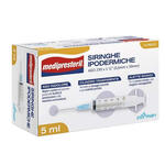 Siringa ipodermica medipresteril ago 23 gauge 1 1/4 0,5x30mm 5 ml 10 pezzi