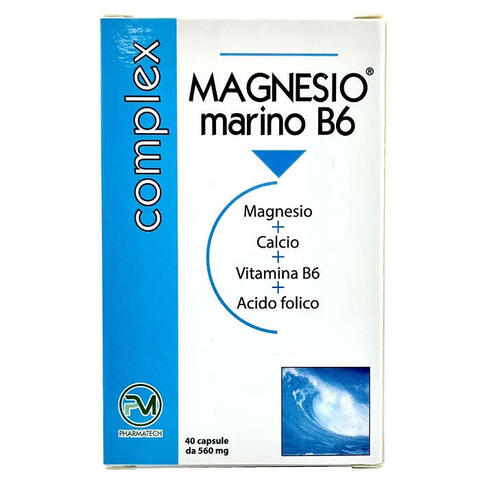 Piemme pharmatech - Magnesio marino b6 40 capsule