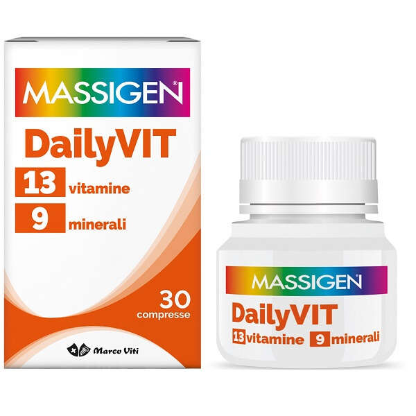 Massigen - Dailyvit 12 vitamine 11 minerali 30 compresse rivestite