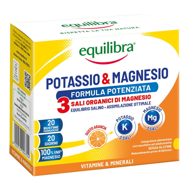 Equilibra - Potassio & magnesio 3 20 bustine